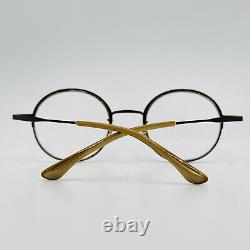 Eyeglasses Men Women Round Brown Mother of Pearl by Caroline Abram COMO 2