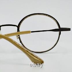 Eyeglasses Men Women Round Brown Mother of Pearl by Caroline Abram COMO 2