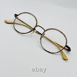 Eyeglasses Men Women Round Brown Mother of Pearl by Caroline Abram COMO 2