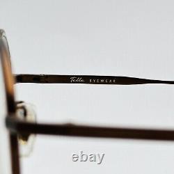 Eyeglasses Men Women Round Brown Mother of Pearl by Caroline Abram COMO 2