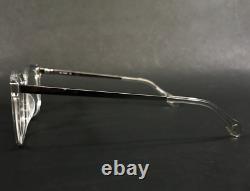 FYSH Eyeglasses Frames 3620 S313 Clear Silver Square Full Rim 52-16-135