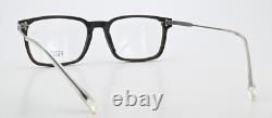 Feb31st Glasses Marc Silver Matte Brown Wood Rectangular Square Ultra Light M