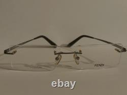 Fendi Eyeglasses F703M Size 54mm Black Silver