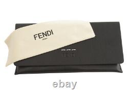 Fendi FF-M0105/S 807MD Sunglasses Men's Black-Gold/Silver Decor Mirror Lenses