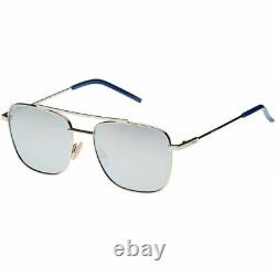 Fendi Men's Sunglasses Silver Mirror Lens Metal Full-Rim Frame FFM0008-0010