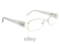 Fendi Women's Eyeglasses F877 028 Silver Clear Full Rim Frame Italy 5117 135