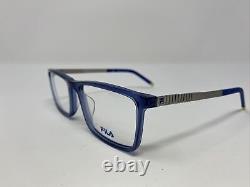 Fila Eyeglasses Frame Vf9242 Col. 0955 53-17-140 Blue Silver Full Rim 3064