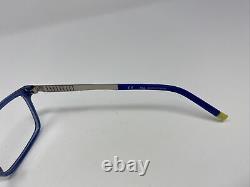 Fila Eyeglasses Frame Vf9242 Col. 0955 53-17-140 Blue Silver Full Rim 3064