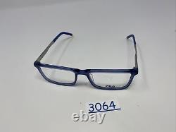 Fila Eyeglasses Frame Vf9242 Col. 0955 53-17-140 Blue Silver Full Rim 3064