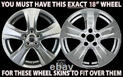 Fits Toyota Highlander L LE 2020 Chrome 18 Wheel Skins Hub Caps Rim Skin Covers