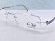 Flair Eyeglasses Frames Woman Silver Rimless Small Lens 504 707 Pure