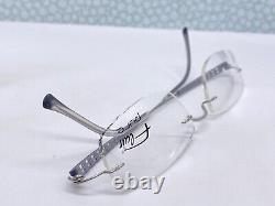 Flair Eyeglasses Frames woman Silver Rimless Small lens 504 707 Pure