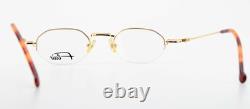 Flair Glasses Frame Model 423 Col. 093 44-24 135 half Rim Gold Silver Lady