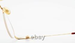 Flair Glasses Frame Model 423 Col. 093 44-24 135 half Rim Gold Silver Lady