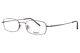 Flexon 603 033 Eyeglasses Men's Gunmetal Full Rim Rectangular Optical Frame 51mm