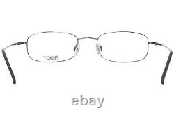 Flexon 603 033 Eyeglasses Men's Gunmetal Full Rim Rectangular Optical Frame 51mm