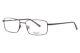 Flexon Benedict 600 033 Eyeglasses Men's Shiny Gunmetal Optical Frame 53mm