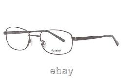Flexon Clark 600 033 Eyeglasses Men's Gunmetal Full Rim Pilot Optical Frame 50mm