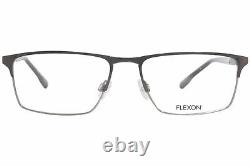 Flexon E1014 033 Eyeglasses Men's Gunmetal Full Rim Optical Frame 56mm