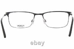 Flexon E1120 001 Eyeglasses Men's Black Full Rim Rectangular Optical Frame 54mm