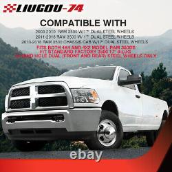 For 03-18 DODGE RAM 3500 17 Dually Wheel Simulators Dual Skins Liners