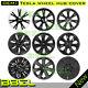 For Tesla Model 3/y Wheel 18/19 Hub Cap Replacement Abs Rim Cover Set Of 4