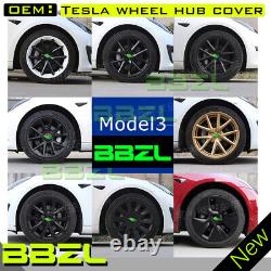 For Tesla Model 3/Y Wheel 18/19 Hub Cap Replacement ABS Rim Cover Set of 4