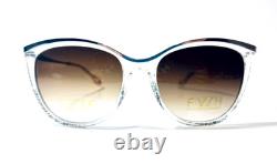 Fysh 2026 242 Beige Silver Women Authentic Full Rim Sunglasses Frames 55-18-140