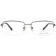Gant Ga3220 008 Gray Silver Metal Half-rim Optical Eyeglasses Frame 57-18-150 Rx