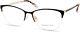Gant Ga4116 002 Black Metal Semi Rim Woman Optical Eyeglasses Frame 53-17-140 Rx