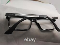 GUCCI GG 0692O Eyeglass Frame Black/ Silver