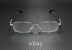 GUCCI GG0391O 008 Rectangular Blue Silver Havana Demo Lens 55mm Men's Eyeglasses