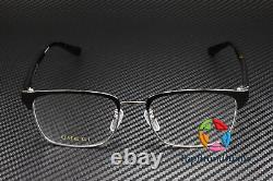 GUCCI GG0934OA 003 Rectangular Black Shiny Demo Lens 54 mm Men's Eyeglasses