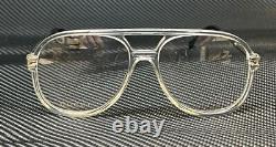 GUCCI GG1106O 003 Clear Silver Men's 58 L Size Eyeglasses