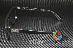 GUCCI GG1117O 001 Rectangular Squared Black Shiny Demo Lens 56 Men's Eyeglasses