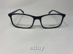 GUESS GU1948 001 Eyeglasses Frame 56-17-145 Black Polished/Silver Horn Rim FV75