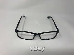 GUESS GU1948 001 Eyeglasses Frame 56-17-145 Black Polished/Silver Horn Rim FV75
