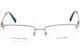Guess Gu50005 011 Matte Silver Metal Semi Rim Optical Eyeglasses Frame 56-18-145
