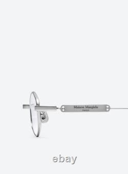 Gentle Monster Maison Margiela MM218 02 Silver Oval Titanium Eyeglasses