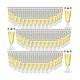 Gerrii 300 Pcs Plastic Champagne Flutes Bulk, 4.5 Oz Clear Disposable Champag