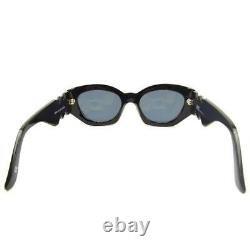 Gianni Versace Sunglasses Glasses Medusa Full Rim Black x Black Silver 14.5cm