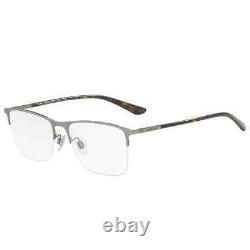 Giorgio Armani AR5072 3003 Matte Silver Semi Rim EYEGLASSES FRAME 55-17-145