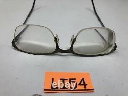Giorgio Armani Eyeglasses Frame 1045 1285 52-19-140 Gunmetal Half Rim Italy Li54