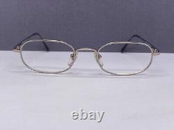 Giorgio Armani Eyeglasses Frames Round Oval Silver Full Rim Rectangular 291