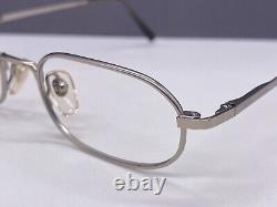 Giorgio Armani Eyeglasses Frames Round Oval Silver Full Rim Rectangular 291