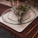 Glass Charger Plates Wedding Christmas Event Party Decoration Xmas 2025