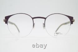 Glasses BAJAZZO Candy 2 Violet Silver Brown Half Rim Frame New