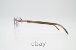 Glasses BAJAZZO Candy 2 Violet Silver Brown Half Rim Frame New