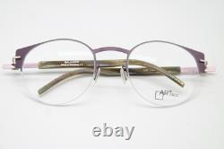 Glasses BAJAZZO Candy 2 Violet Silver Brown Half Rim Frame New