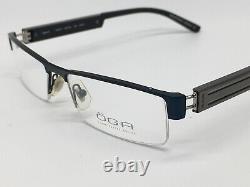 Glasses Black Blue Silver Öga 6706O Marius Morel half Rim Size M New